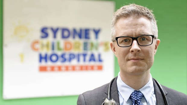 Dr Brendan McMullan, an infectious diseases specialist at the Sydney Children's Hospital. Dr McMullan and his team have helped prevent 50 newborn babies contracting HIV.