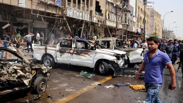 In a separate incident, a car bomb exploded in the Karrada neighbourhood of Baghdad on Saturday.