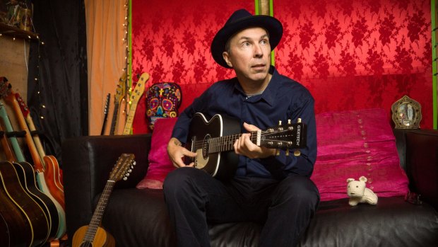 Low fi, hi tech: Rob Snarski has recorded the tracks from his new album on an iPhone.
