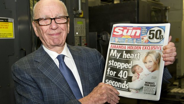 Mass market titles such as Britain's <i>The Sun</i> remain a 'challenge' for Rupert Murdoch's News Corp.