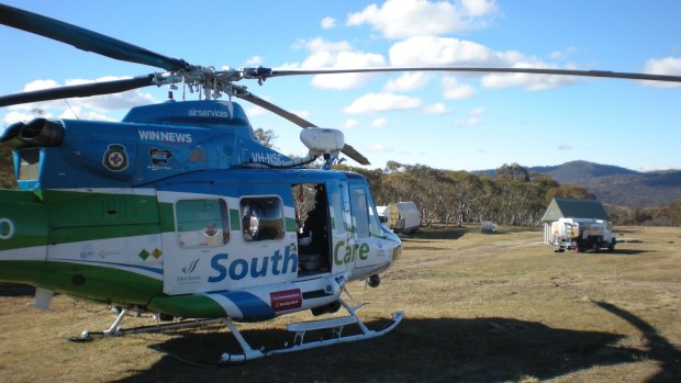 The Snowy Hydro Southcare helicopter has been tasked to a crash south of Bredbo. 