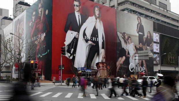 Burberry's share price has fallen 35 per cent in the past year.
