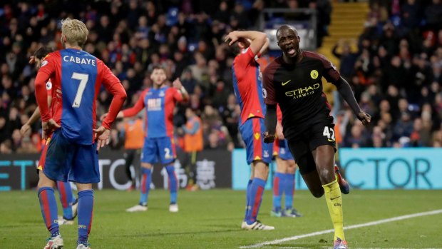 Return of the Yaya: Toure scored a double on his return to the Manchester City starting side.