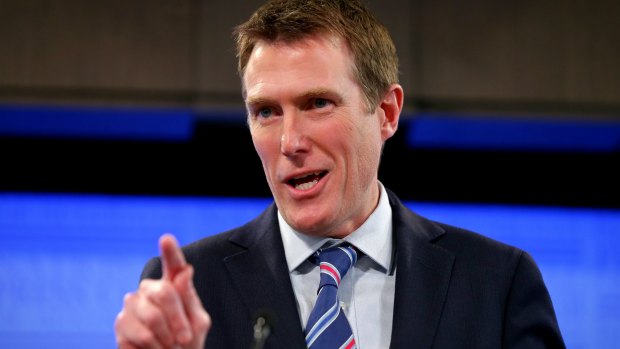 Minister for Social Services Christian Porter has been dubbed leader of the 'Canberra Six'.