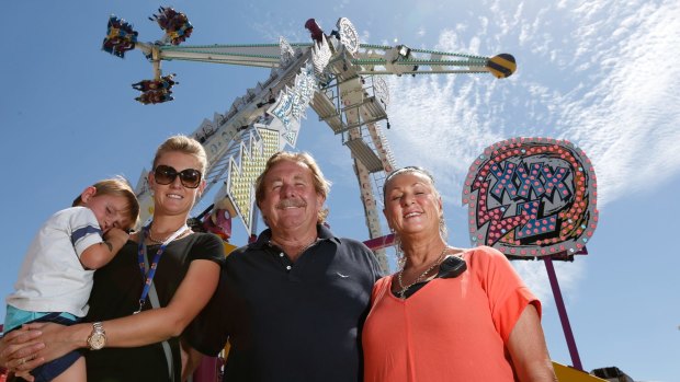 Braxton, Brooke, Broderick, and Susan Pavier at the 2015 Royal Easter Show.