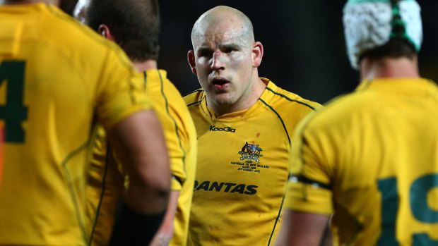 Man for a crisis: Former Wallabies captain Stephen Moore.