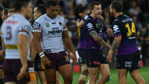 One that got away: The Bulldogs spurned the chance to sign Cameron Munster in 2013 and the five-eighth will be lining up for his second grand final for the Storm on Sunday.