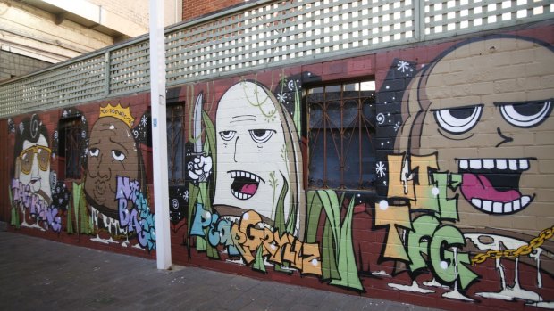 Street art in Perth.