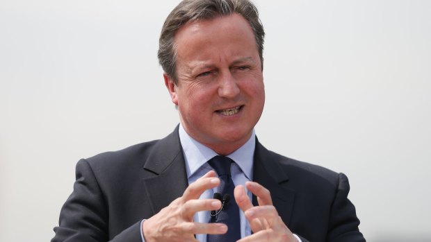 British Prime Minister David Cameron.