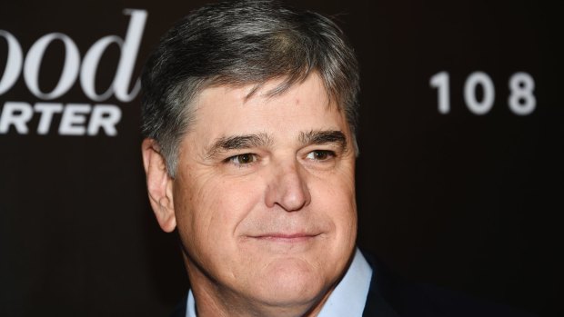 Fox talk show host Sean Hannity in New York on April 12, just days before news of his attorney-client relationship with Michael Cohen broke.