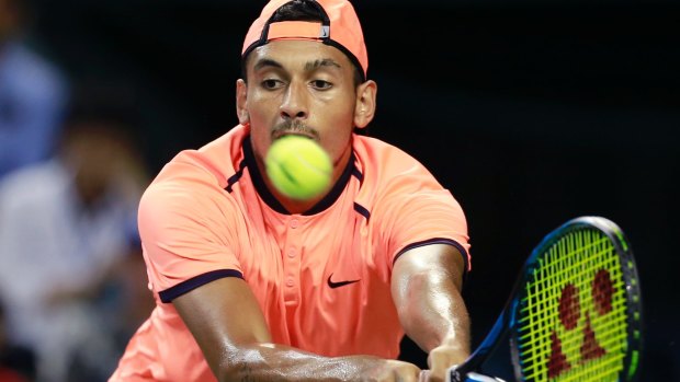 Nick Kyrgios had a night to forget against Mischa Zverev. 