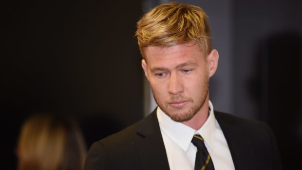 Richmond's Nathan Broad has apologised for his actions.