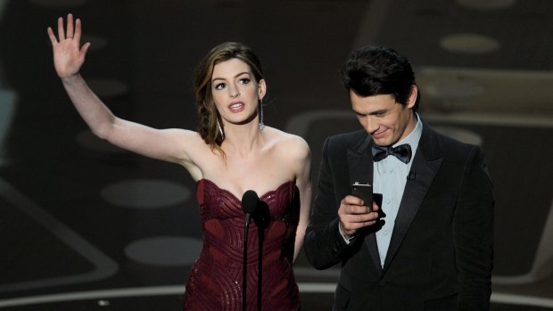 Anne Hathaway and James Franco host the 83rd Annual Academy Awards on February 27, 2011 in Hollywood.