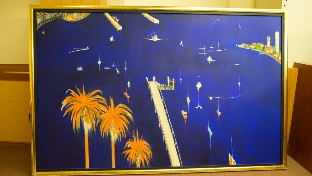 This allagedly faked painting, 'Blue Lavender Bay, was sold for $2.5 million in 2007.
