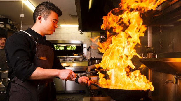 KorBQ chef Clark Kang is expecting to prepare more than a tonne of food across the 10 days of the Enlighten Night Noodle Markets.