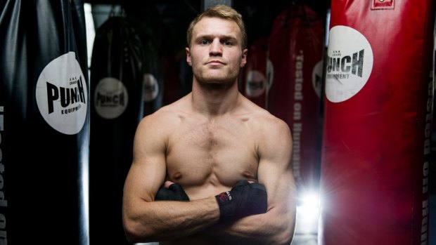 Canberra boxer David Toussaint beat Junior Talipeau on Saturday.