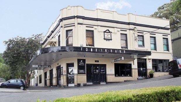 The Four In Hand hotel at 105 Sutherland Street, Paddington, is on the market through Ray White Hotels Australia.