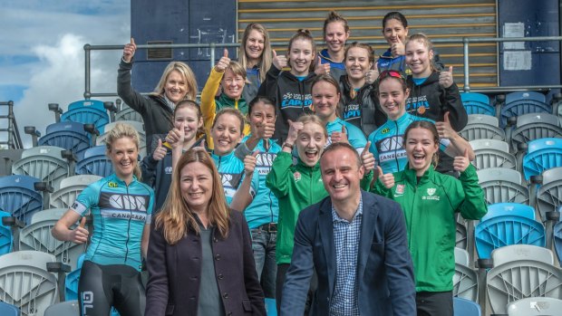 ACT Chief Minister Andrew Barr and sport and recreation minister Yvette Berry have announced a $2.5 million funding package for women's sport.