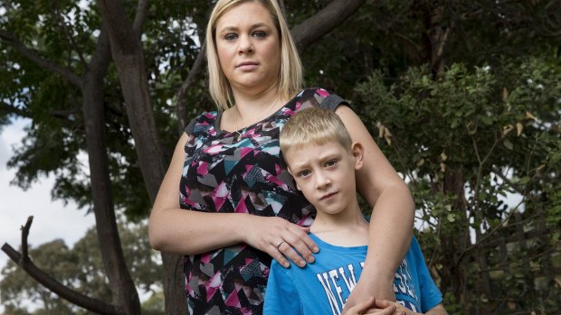 Rebecca Soutter believes her son William's learning difficulties and ADHD are linked to his traumatic birth at the Bacchus Marsh Hospital. 