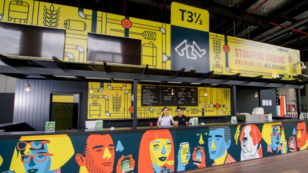 The Terminal 3½ beer garden has re-opened at Melbourne Airport for summer.