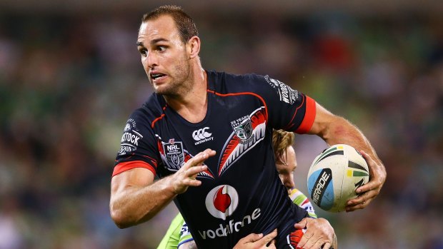 Hot property: Warriors skipper Simon Mannering is running up fantasy football points. 