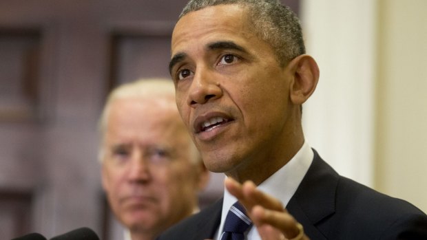 US President Barack Obama announces his rejection of the Keystone XL pipeline on Friday.