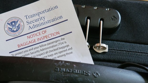 Passengers passing through the US often find these 'Notice of Baggage Inspection' slips in their luggage.