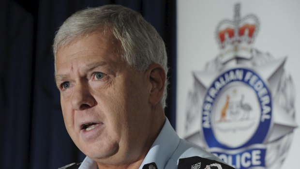 ACT Chief Police Officer Rudi Lammers on Tuesday.