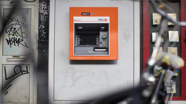 ING said overseas withdrawals by its customers fell 12 per cent last year.