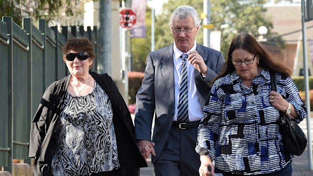 Mr Spedding, 65, (middle) has made a bid for a stay on his child sexual case.