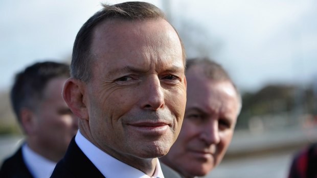 Prime Minister Tony Abbott with South Australia Premier Jay Wetherill in Adelaide this week.  
