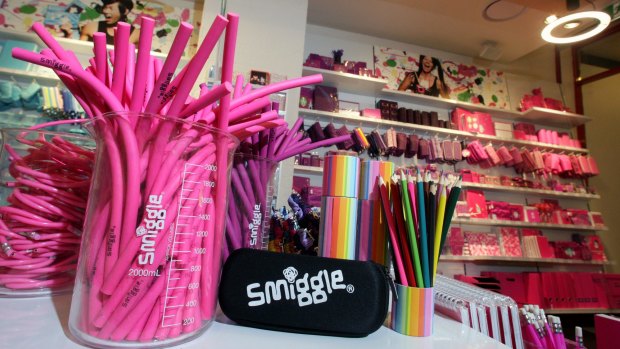 Smiggle's successful expansion means it is now expected to beat $450 million in sales within three years.