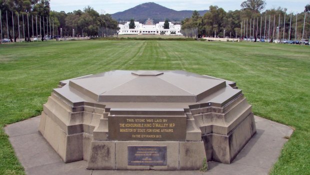 Canberra's Foundation Stone is one of several national monuments crafted by stonemasons from rock quarried at Mt Gibraltar, Bowral.