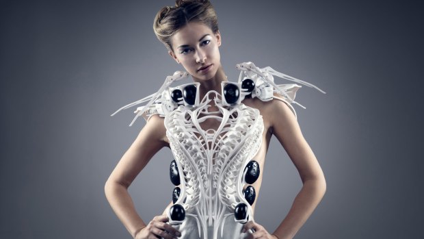 The Spider Dress 2.0 attacks strangers if they come too close. 