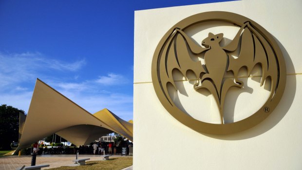 Bacardi headquarters in Puerto Rico. The original distillery was overrun by fruit bats drawn to the scent of fermenting molasses, hence the logo.