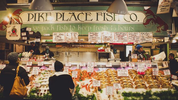 The Seattle Pike Place Fish Company. 
