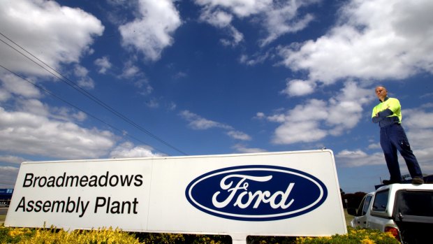 Symbol: Ford worker Stuart Harris at the Broadmeadows plant: "I've been proud to be a part of it."