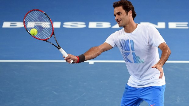 Hero: All-round nice guy Roger Federer. 