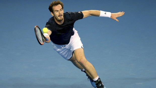 Murray stretches to effect a return to Tomic.