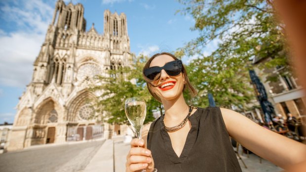 What better way to celebrate the end of travel bubbles than with a glass of bubbly in Reims, the capital of France's Champagne region.