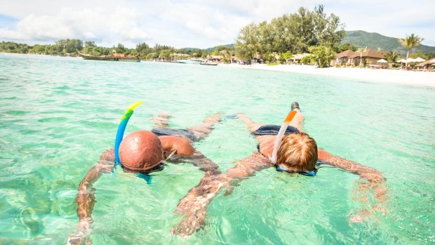 Just cruising - snorkelling in Thailand.