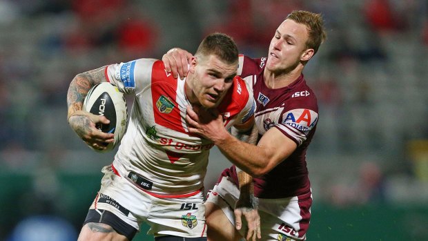 Josh Dugan has blossomed out of position at centre.
