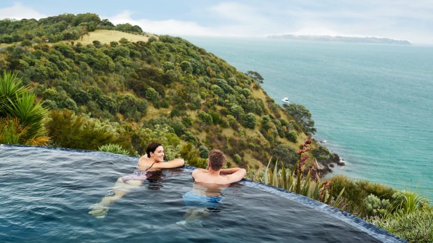Waiheke Island is just a short ferry ride from Auckland, the biggest city in New Zealand.