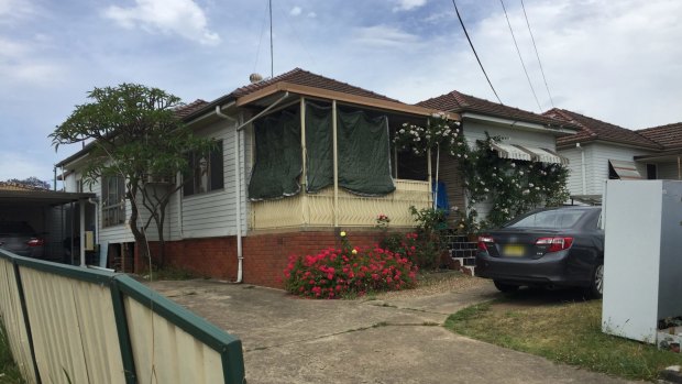 The house in Blacktown where the girl was allegedly held captive for four weeks.