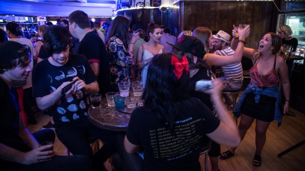 Patrons have flocked to farewell the famous George Street bar in its final fortnight of business. 