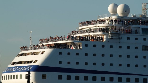 Pacific Dawn changed its planned cruise route as a result of Cyclone Debbie.