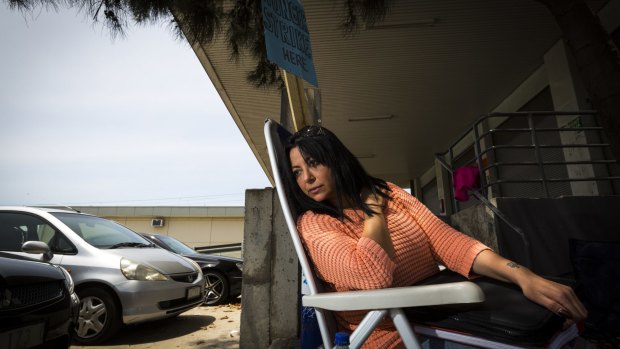  Birsel Akbulut on hunger strike outside a private training college in Broadmeadows.