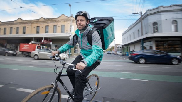 Deliveroo's Australian head Levi Aron does undercover deliveries once a fortnight. 