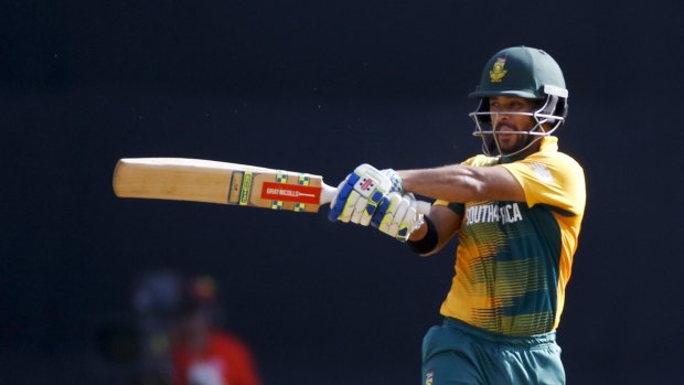 Out for one game: South Africa's J.P. Duminy.