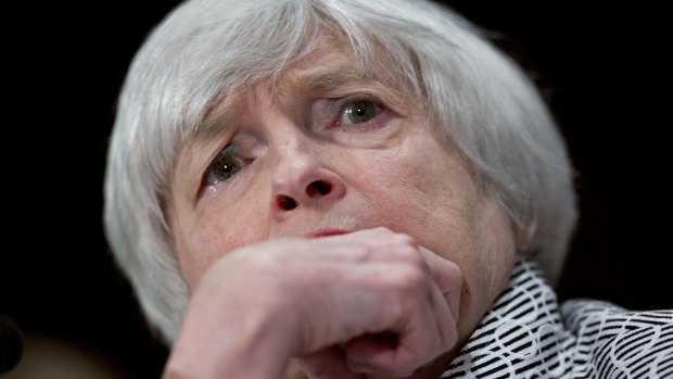 Janet Yellen told the Senate Banking Committee on Thursday that inflation risks were "two-sided".